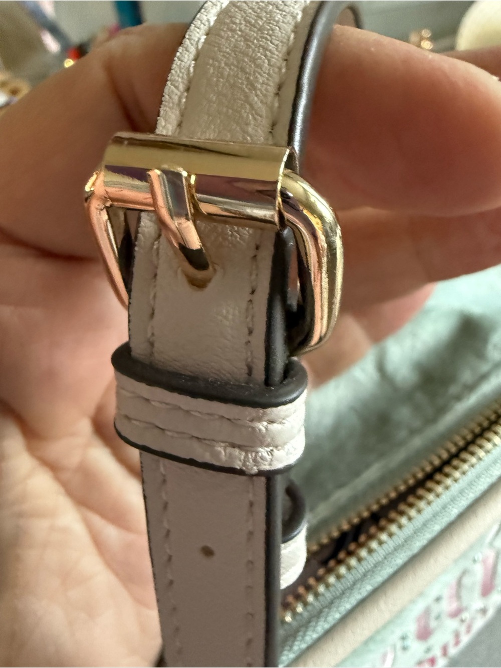 Juicy Couture soft sage green Crossbody Bag with Pink Logo and Coin Pouch - Picture 12 of 16